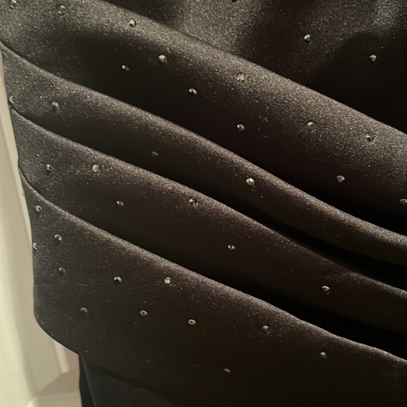 New with tags long black strapless dress size 8 - Picture 3 of 5